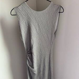Zara Gray Backless Dress
